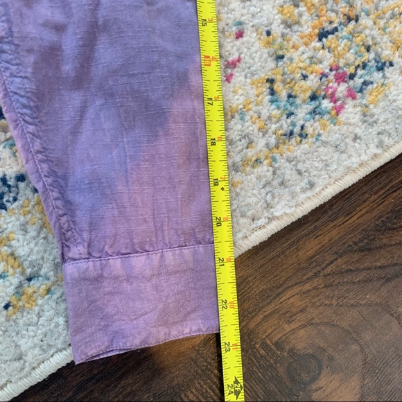 The Territory Ahead | New Purple Dyed Aztec Button Down Top - Picture 8 of 12